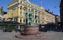 Three Smiths Statue in Helsinki